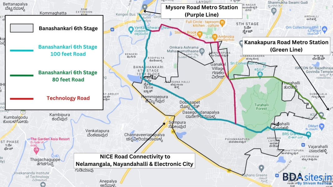 185 Site for sale in Banashankari 6th Stage, Bengaluru - BDAsites.in